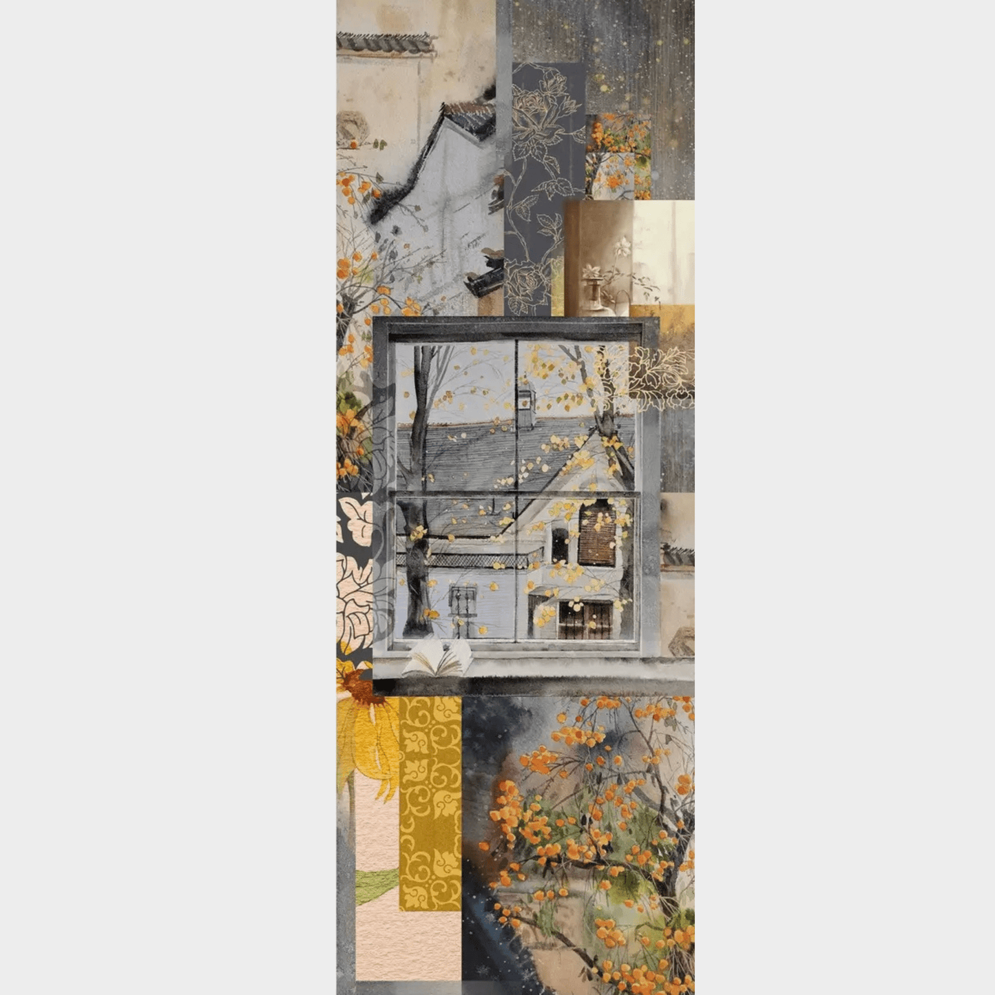 Foulard en soie Plaqueminier - In the frame